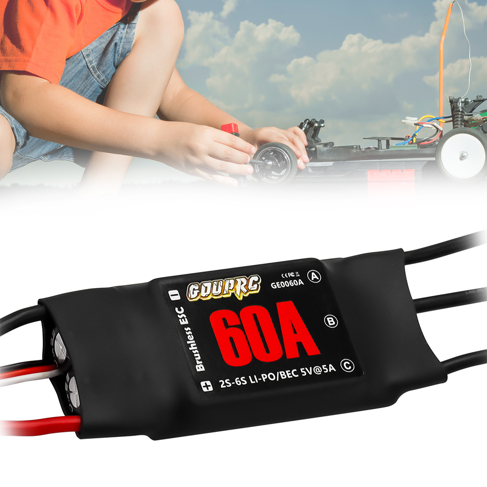 Rc Helicopter Electric - 60A borstelloze ESC 2-6S elektrische snelheidsregelaar