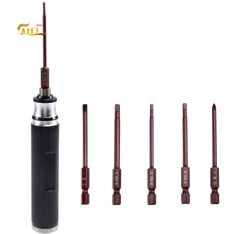 Rc Helicopter Tool Kit - AEE7-6-In-1 Hex Schroevendraaier 1.5/2.0/2.5/3.0Mm Reparatie Tool