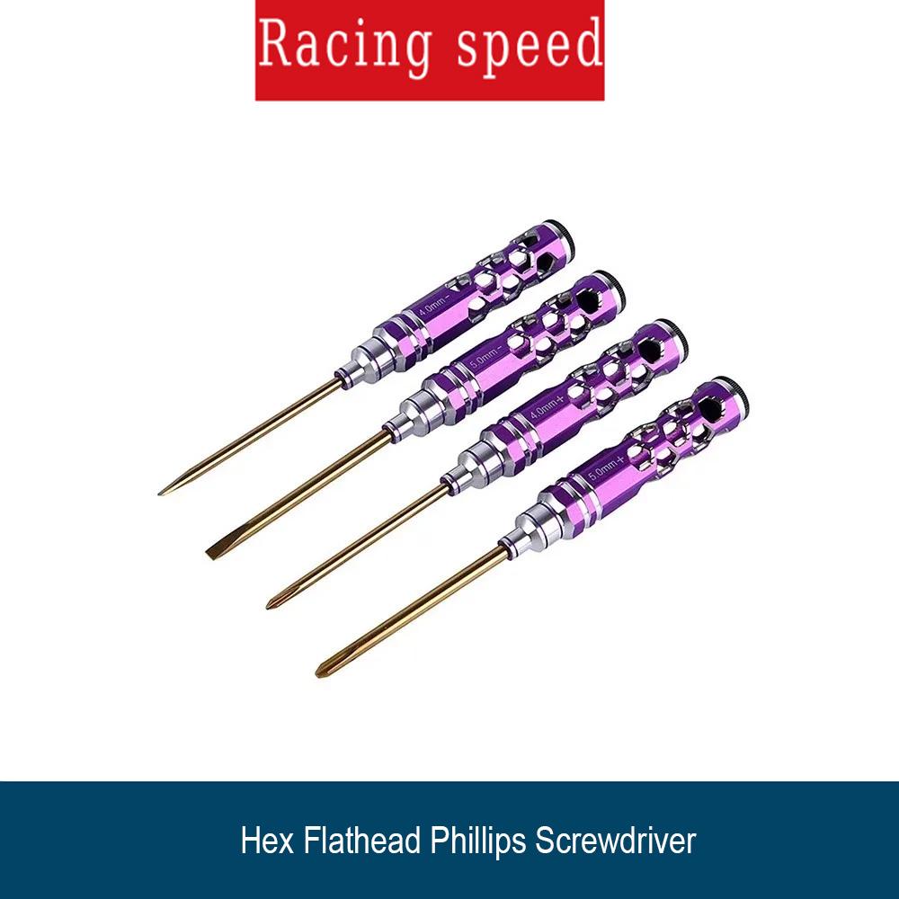Rc Helicopter Tool Kit - 4 stuks Hex Flathead Phillips Schroevendraaier