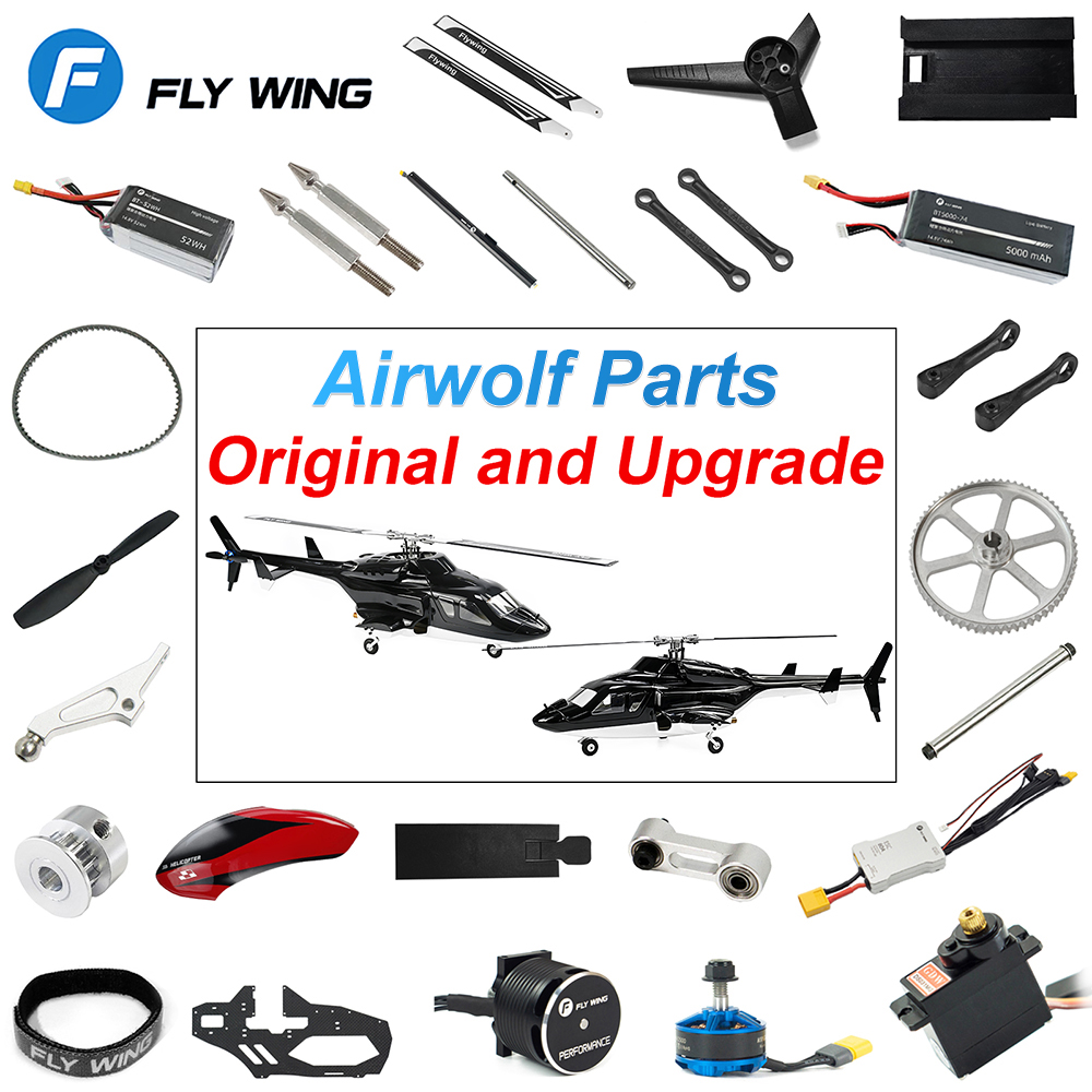 Rc Helicopter Nitro - Fly Wing Airwolf RC helikopteronderdelen Drone-accessoires
