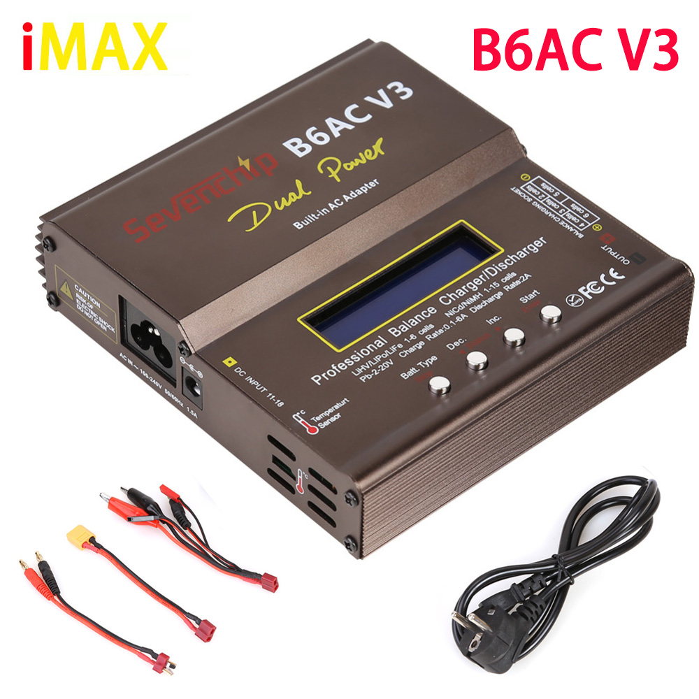 Rc Helicopter Charger - 80W IMAX B6AC V3 Balanslader Voeding