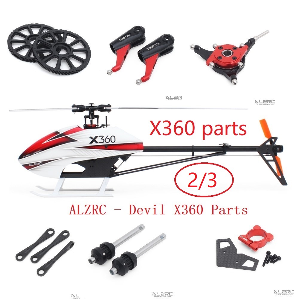 Rc Helicopter Bag - ALZRC Devil X360 Onderdelen, Hoofdframe staartboom