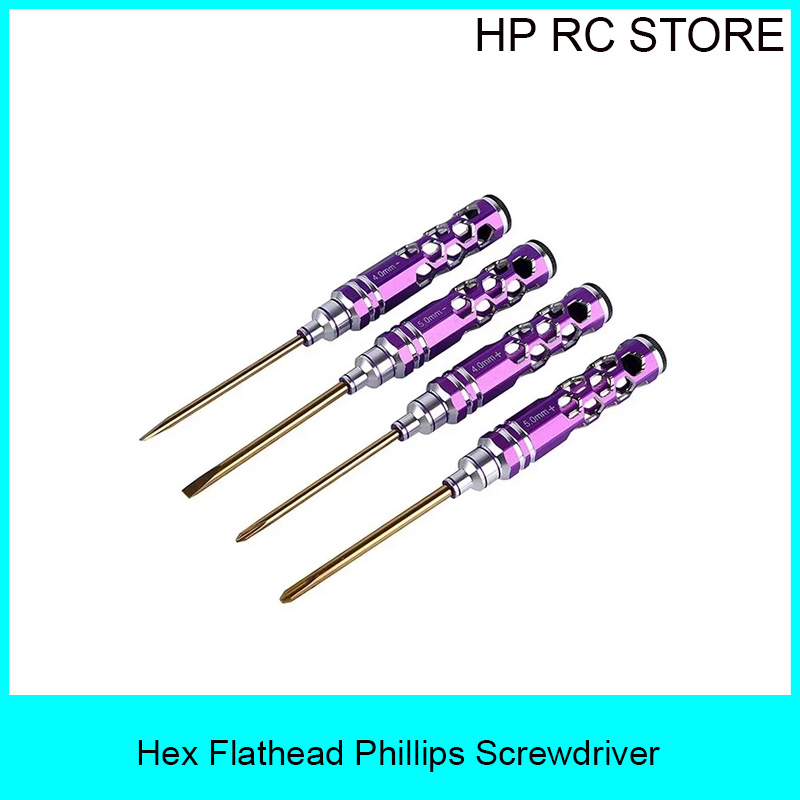 Rc Helicopter Tool Kit - 4 stuks Hex Flathead Phillips Schroevendraaier