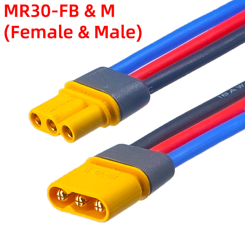Rc Helicopter Charger - Originele Amass MR30 3-Core15A mannelijke vrouwelijke