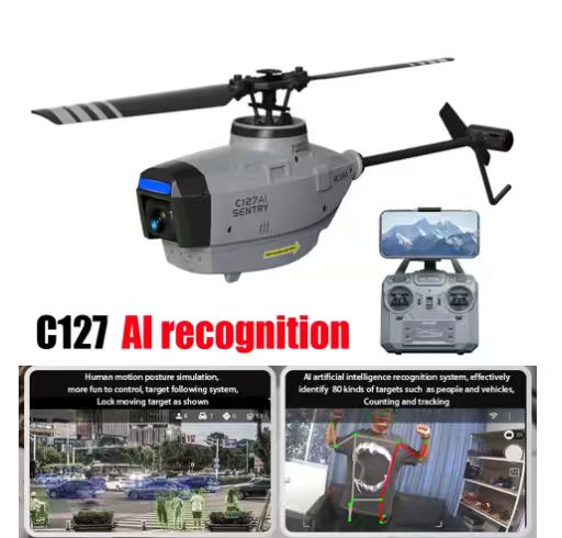 Rc Helicopter Single Rotor - RC ERA C127 AI Borstelloze 4CH