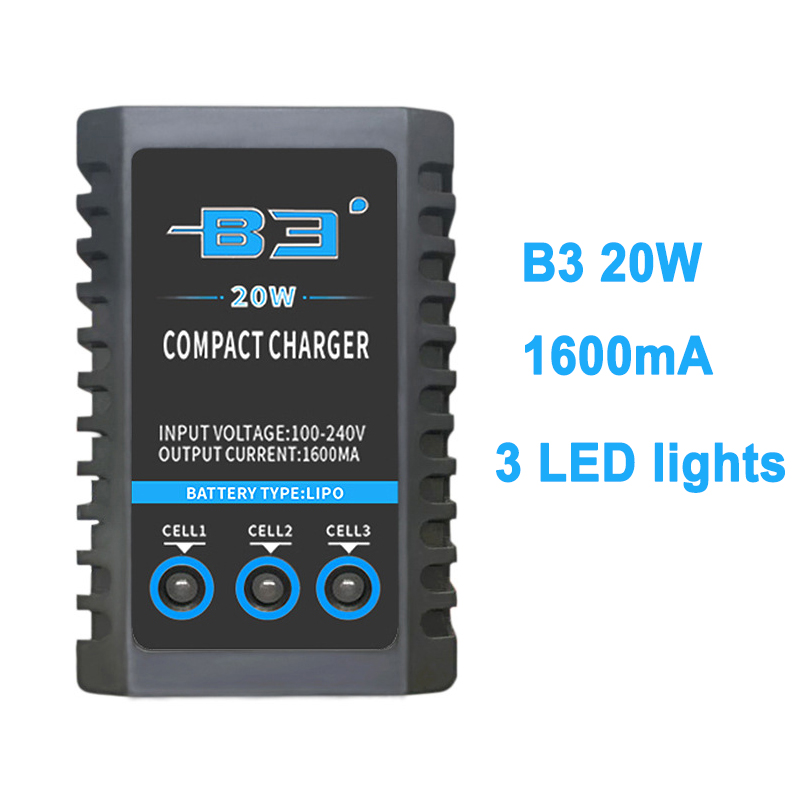 Rc Helicopter Charger - Eu/Us Plug Gebalanceerde Batterijlader Voor 20W