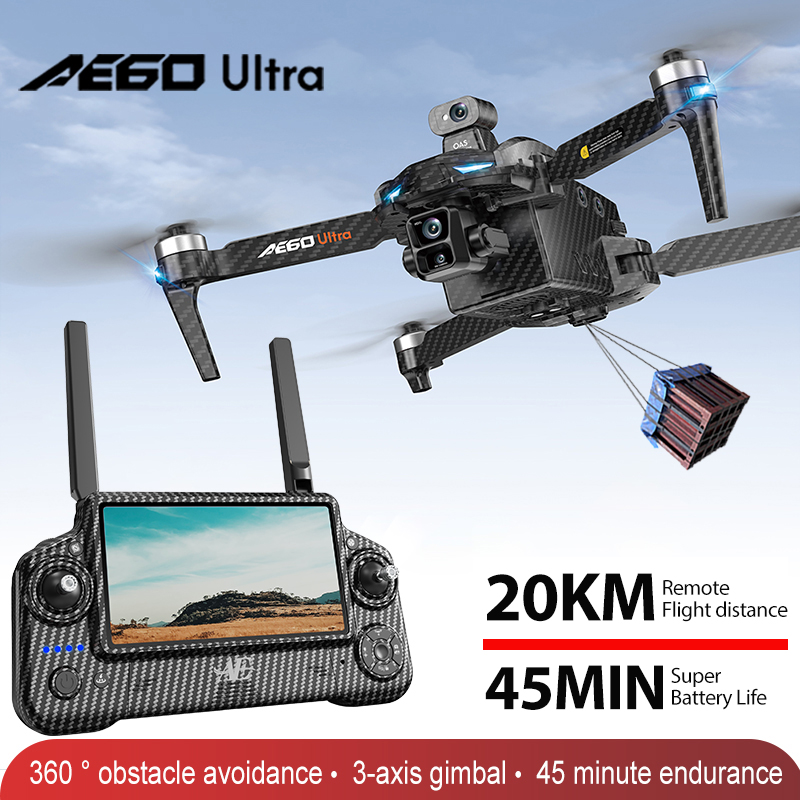 Rc Helicopter Electric - AE60 GPS Drone Professionele 8K Camera