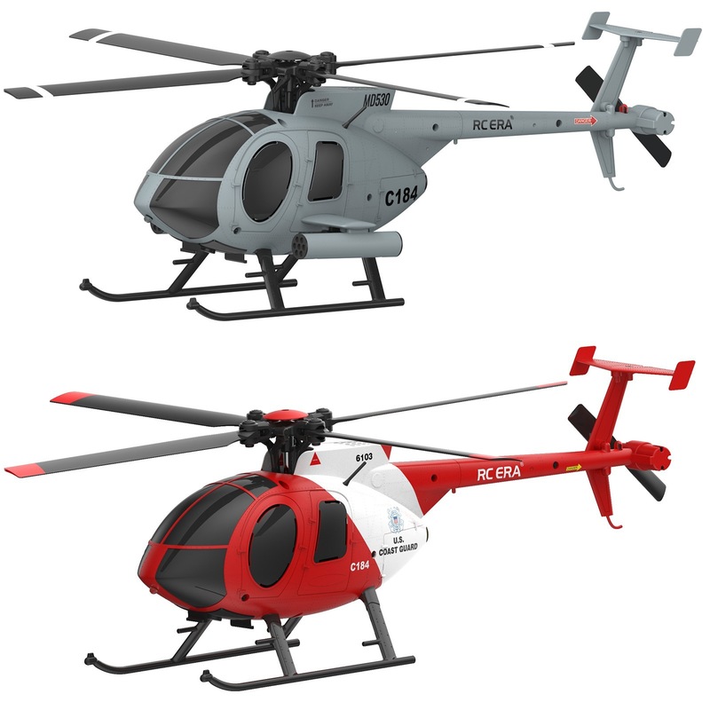 Rc Helicopter Single Rotor - RCERA C184 RC Helikopter 6-as 4-kanaals