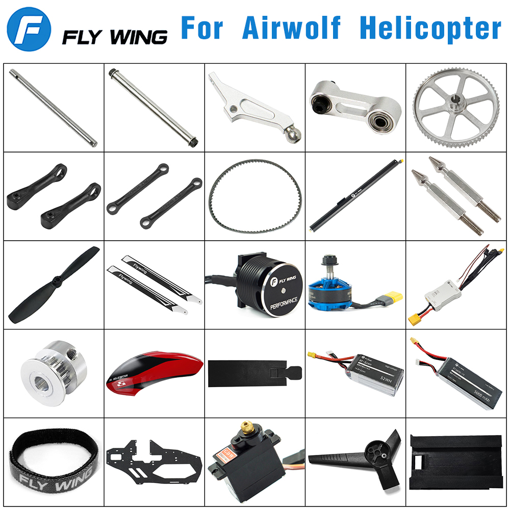 Rc Helicopter Nitro - Fly Wing Airwolf RC helikopteronderdelen Drone-accessoires