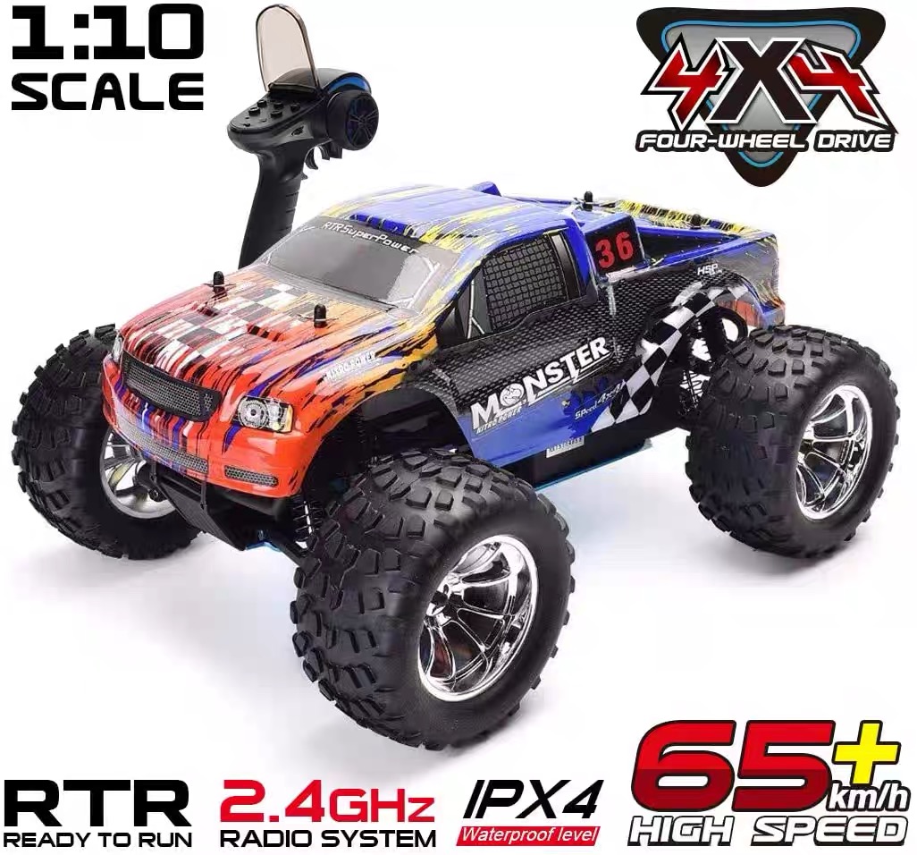Rc Helicopter Nitro - HSP RC Truck 1:10 Schaal Nitro