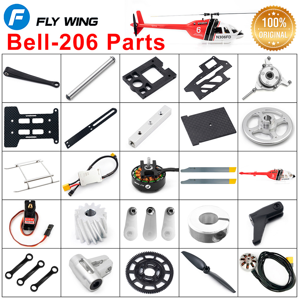 Rc Helicopter Blade - Fly Wing Bell-206 RC Helikopteronderdelen Originele