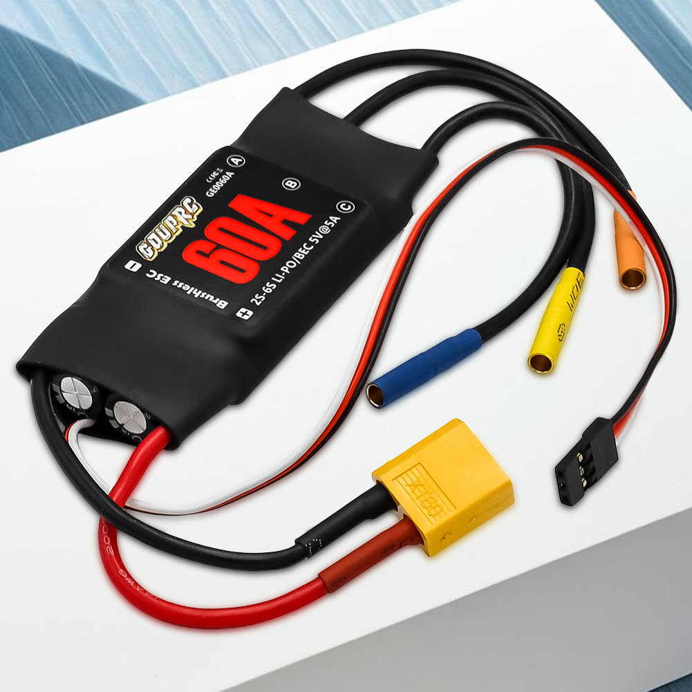 60A elektronische snelheidsreg - Rc Helicopter Electric recensie en prijs