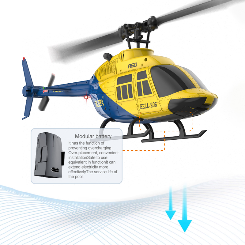 A60 RC Helicopter 2.4G 6-Aixs  - Rc Helicopter Large recensie en prijs