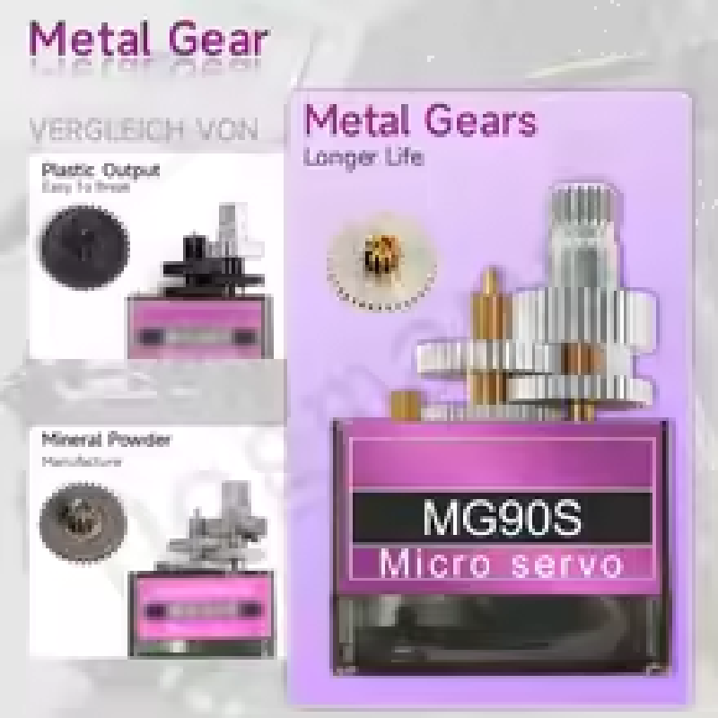 MG90S Metal Gear Servo 9g SG90 - Rc Helicopter Motor recensie en prijs