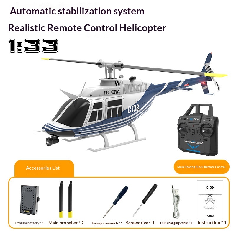 RC Era C138 Bell 206 RC Heliko - Rc Helicopter Single Rotor recensie en prijs