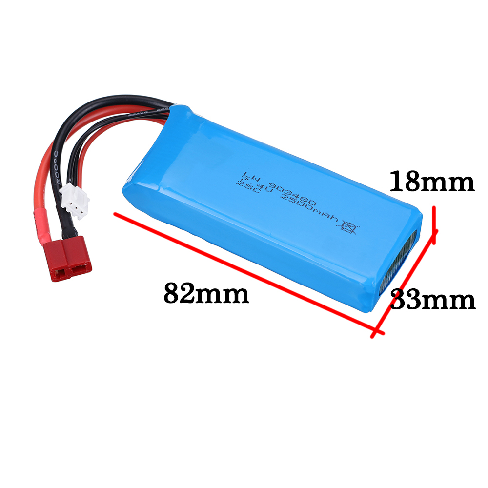 2s 7,4 V 2500 mAh Lipo-batteri - Rc Helicopter Charger recensie en prijs