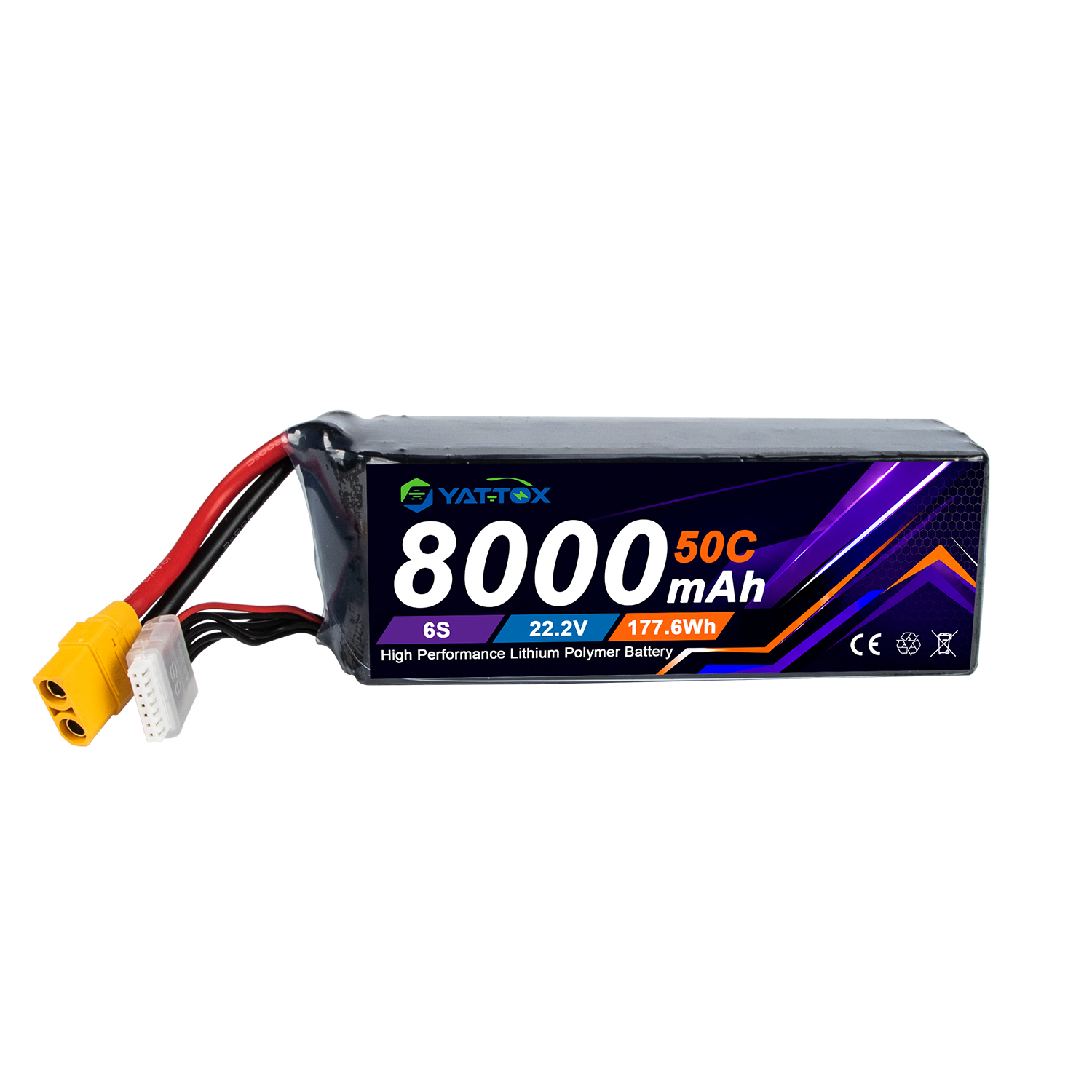 Yattox 6S 8000mAh 50C LiPo Bat - Rc Helicopter Large recensie en prijs