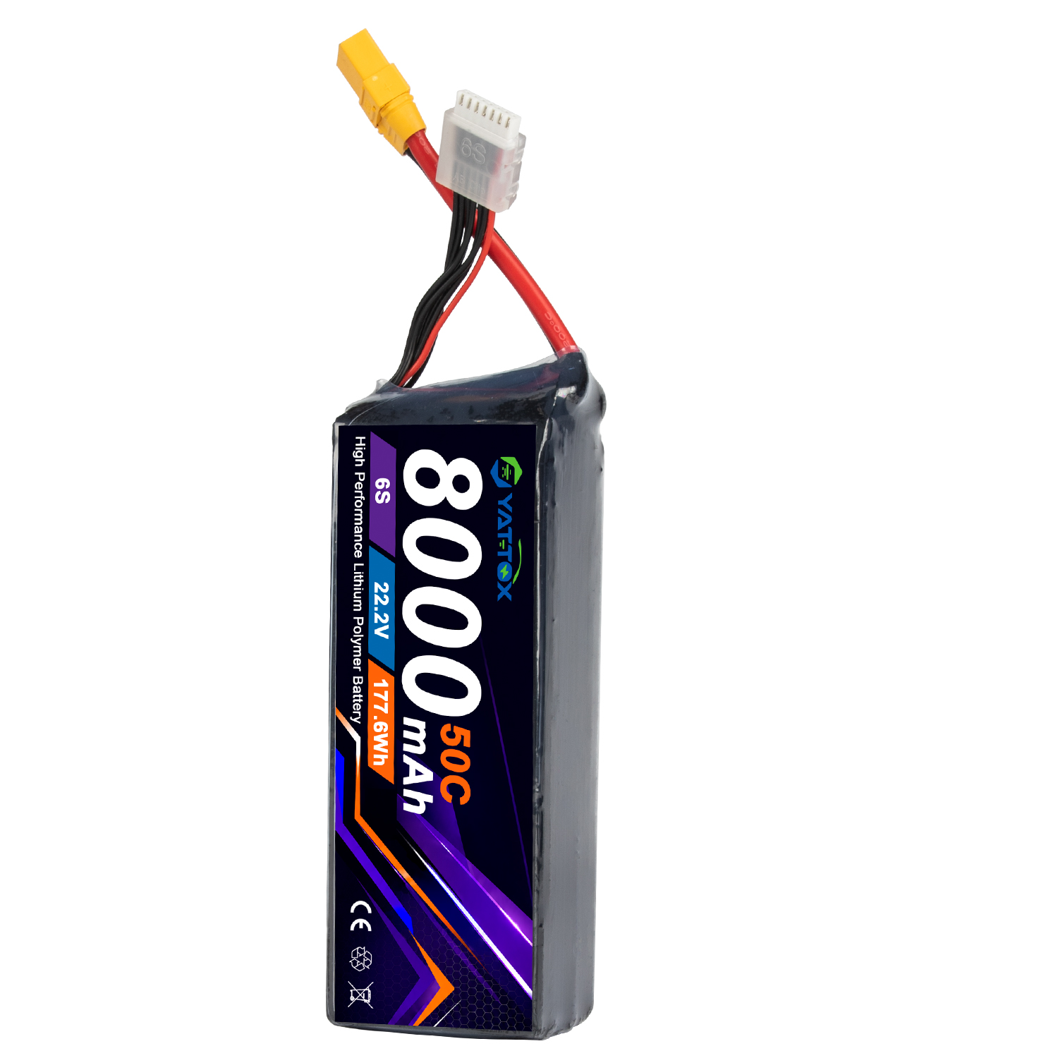 Yattox 6S 8000mAh 50C LiPo Bat - Rc Helicopter Large recensie en prijs