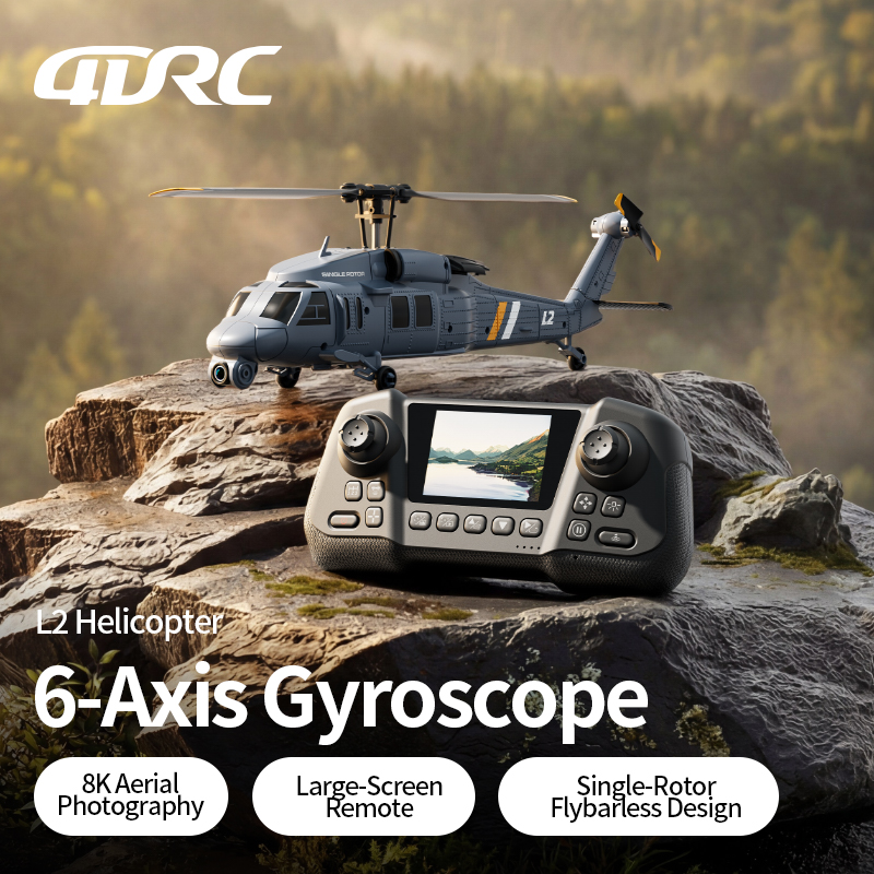 4DRC L2 RC Apache Militaire ge - Rc Helicopter Single Rotor recensie en prijs