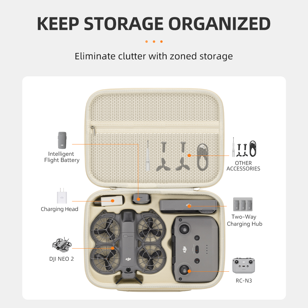 Opbergtas voor DJI Neo 2 Fly M - Rc Helicopter Bag recensie en prijs