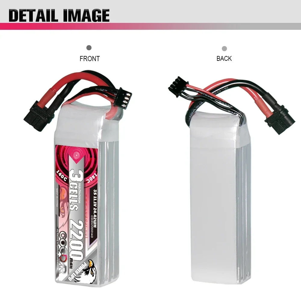 2200mAh 3S 11.1V Li-po batteri - Rc Helicopter Bag recensie en prijs