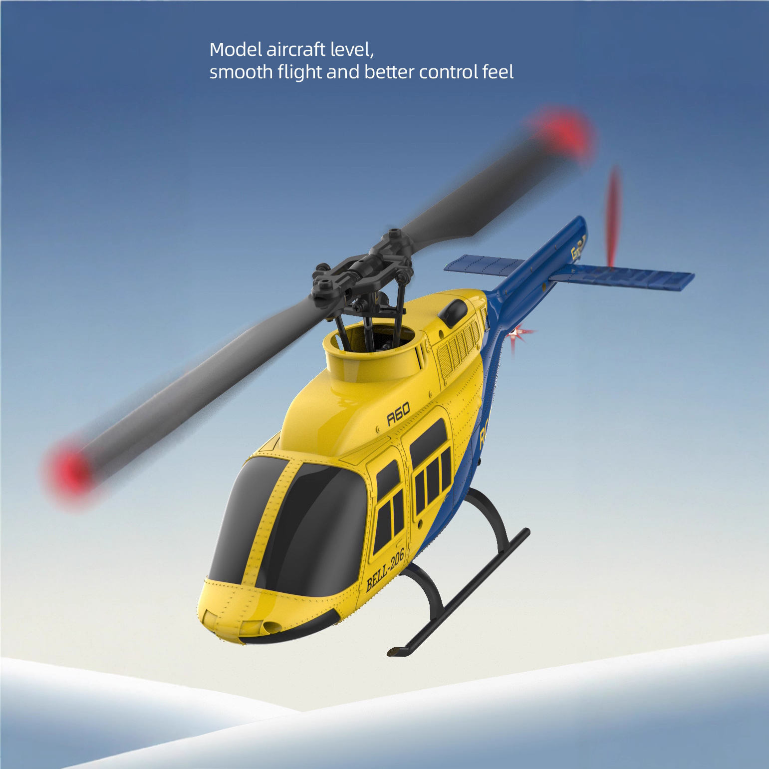 A60 Schaal 1/42 Bell 206 RC He - Rc Helicopter Single Rotor recensie en prijs