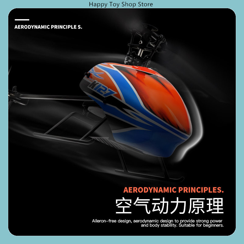 WLtoys XK K127 4CH Flybarless  - Rc Helicopter Single Rotor recensie en prijs